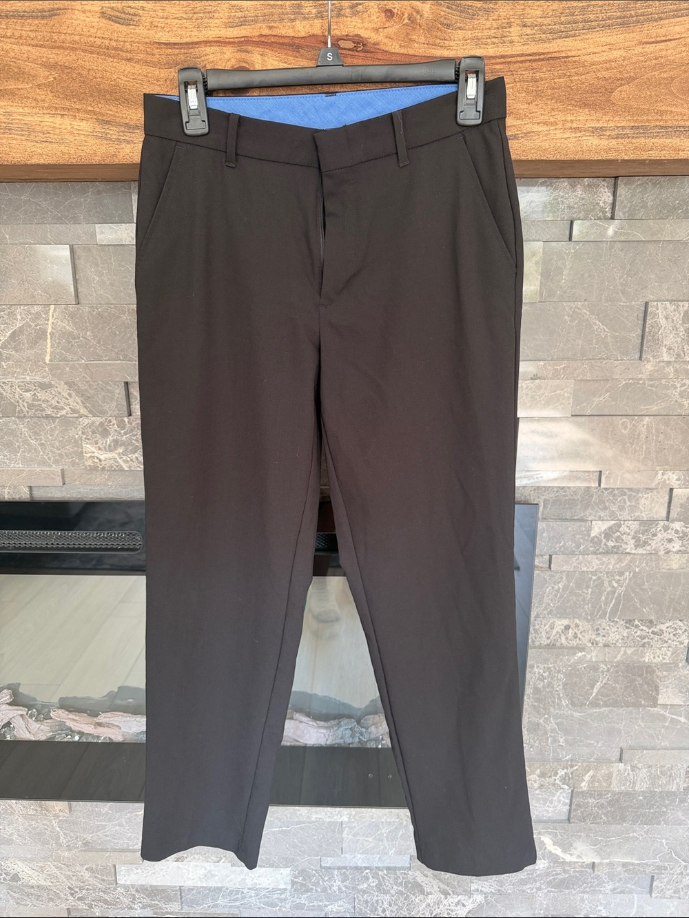 Izod Black Dress Pants for Kids with Belt Loops